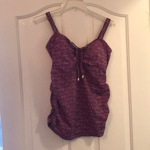 Motherhood Maternity Two Piece Swim Suit - Sz Med.